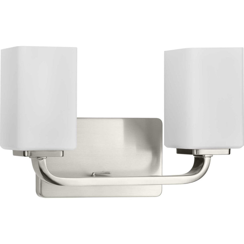Cowan 2-Light Bath Vanity Light in Brushed Nickel
