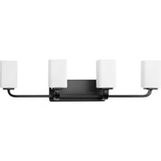 Cowan 4-Light Bath Vanity Light in Matte Black