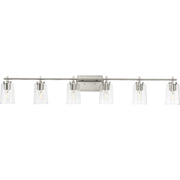 Adley 6-Light Bath Vanity Light in Brushed Nickel