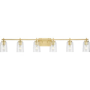 Adley 6-Light Bath Vanity Light in Satin Brass