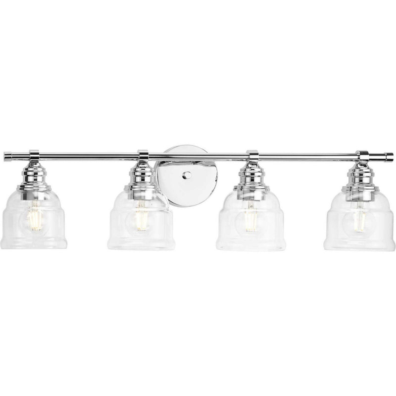 Ambrose 4-Light Bath Vanity Light in Polished Chrome