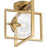 Atwell Semi-Flush Mount in Brushed Bronze