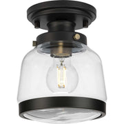 Judson Semi-Flush Mount in Antique Bronze