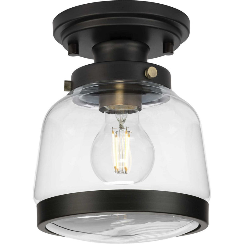Judson Semi-Flush Mount in Antique Bronze