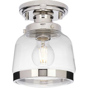 Judson Semi-Flush Mount in Polished Nickel