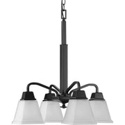 Clifton Heights 4-Light Chandelier in Matte Black