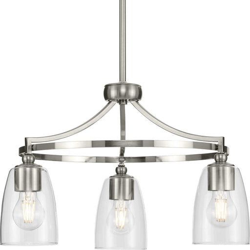 Parkhurst 3-Light 21" Chandelier in Brushed Nickel