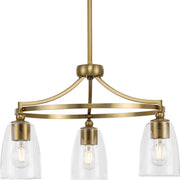 Parkhurst 3-Light 21" Chandelier in Brushed Bronze