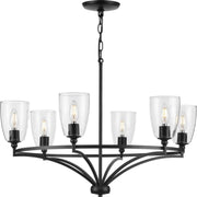 Parkhurst 6-Light Chandelier in Matte Black
