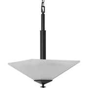 Clifton Heights 2-Light Pendant in Matte Black