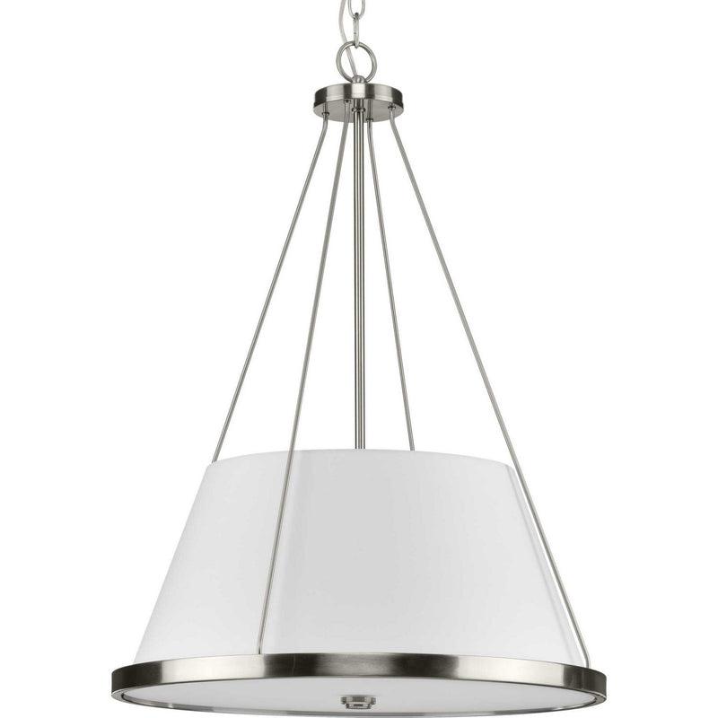 Saffert 3-Light Pendant in Brushed Nickel