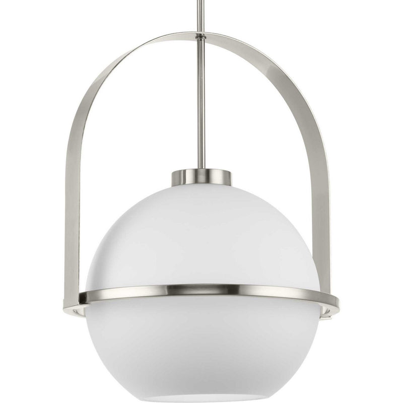 Delayne Pendant in Brushed Nickel