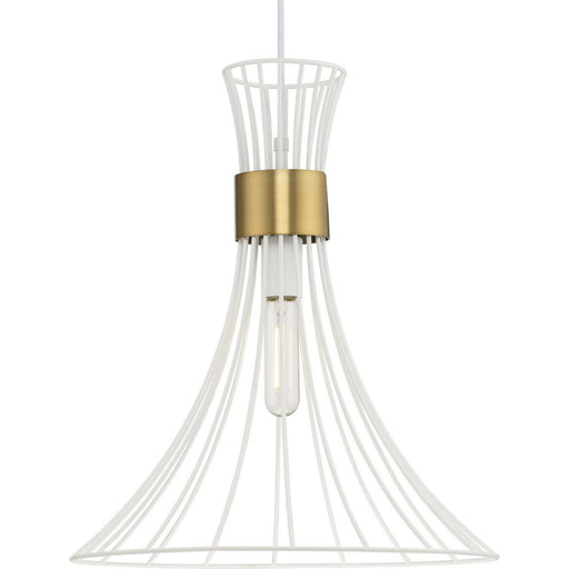 Lorin Pendant in Satin White