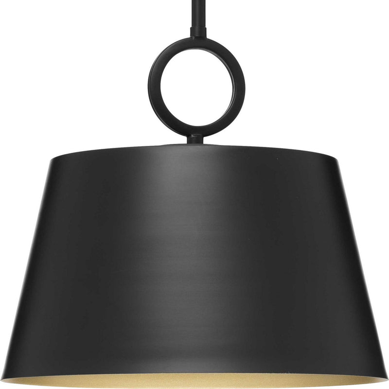 Parkhurst Metal Pendant in Matte Black