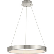 Inverse 20" LED Pendant in Brushed Nickel