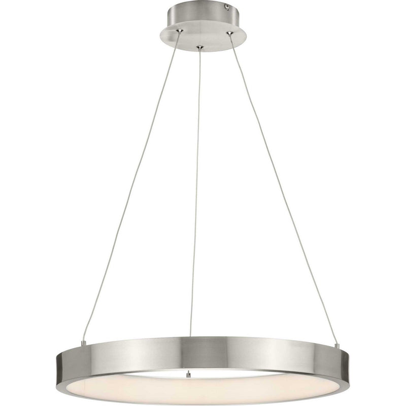 Inverse 20" LED Pendant in Brushed Nickel