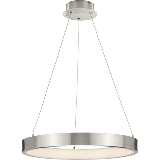 Inverse 20" LED Pendant in Brushed Nickel