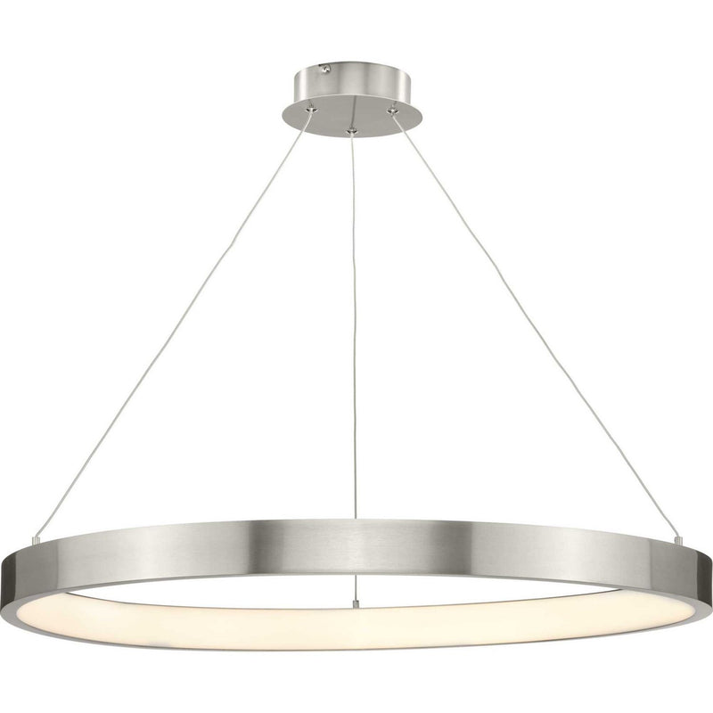 Inverse 30" LED Pendant in Brushed Nickel