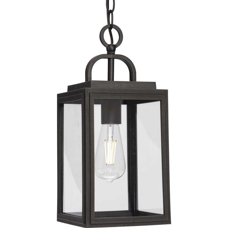 Grandbury One Light Outdoor Hanging Lantern in Antique Bronze