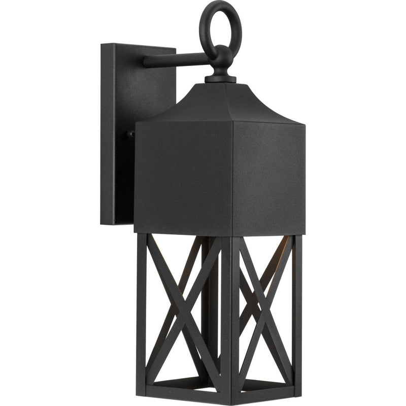 Birkdale Small Outdoor Wall Lantern in Black
