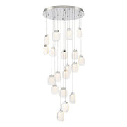 Paget 19-Light 28.8" Multi-Drop Pendant in Chrome