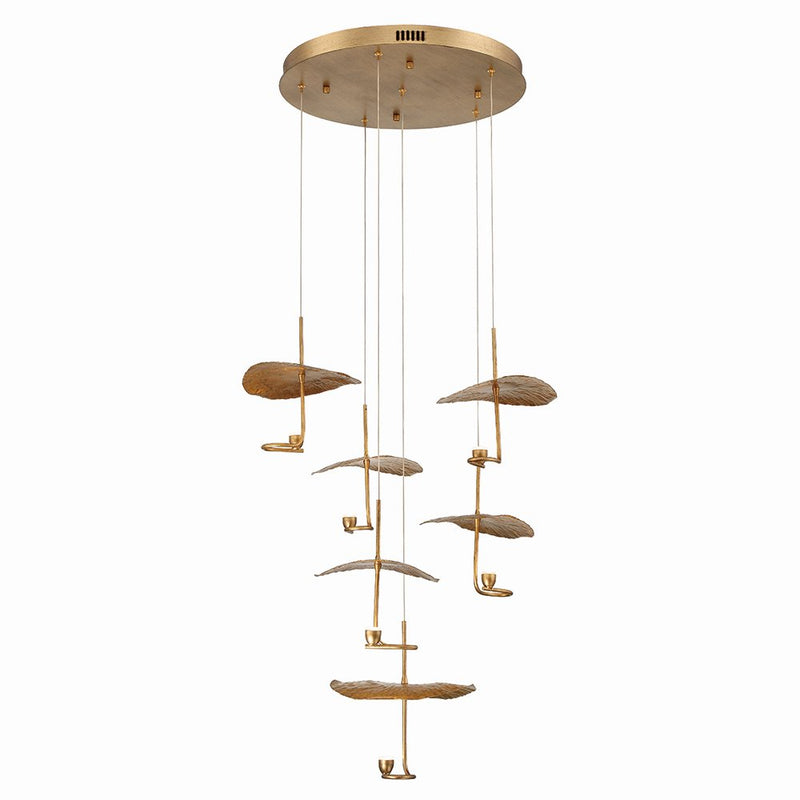 Lagatto 6-Light 26" Cluster Pendant in Oil Rubbed Bronze