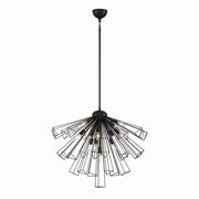 Dendelio 13-Light 30" Chandelier in Matte Black