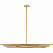 Umura 49" LED Linear Pendant in Satin Gold Paint