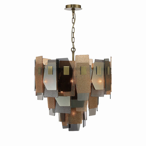 Cocolina 10-Light 24" Pendant in Brushed Brass