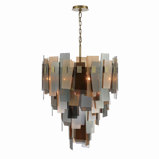 Cocolina 19-Light 30" Pendant in Brushed Brass