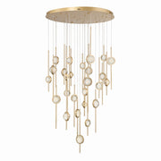 Barletta 26-Light 39.75" Multi-Drop Pendant in Gold
