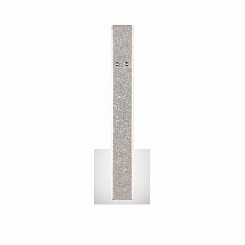 Verdura 16.25" LED Wall Sconce in Matte Grey