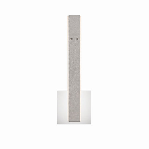 Verdura 16.25" LED Wall Sconce in Matte Grey