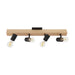 Kingswood Four Light Track Light in Brown, Black