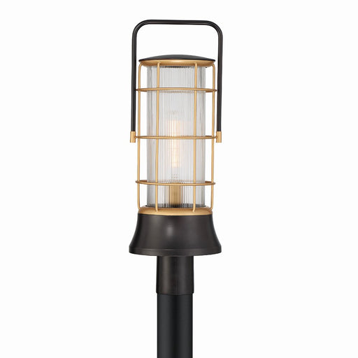 Rivamar 22.8" Outdoor Post Light in Gold-Black Mix