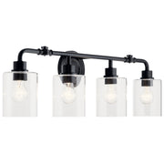 Gunnison 4-Light Bath Vanity Light in Black