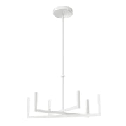 Priam 6-Light 28" Chandelier in White