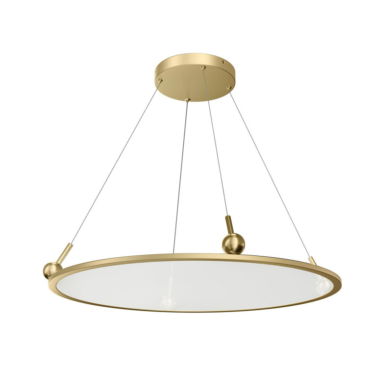 Jovian Pendant in Champagne Gold