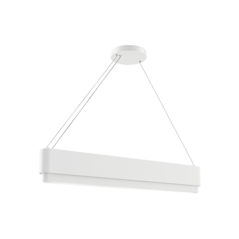 Walman LED Linear Pendant in White