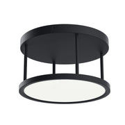 Lavi Semi-Flush Mount in Matte Black