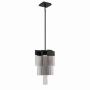 Bloomfield 2-Light 8" Mini Pendant in Matte Black
