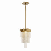 Bloomfield 2-Light 8" Mini Pendant in Matte Gold
