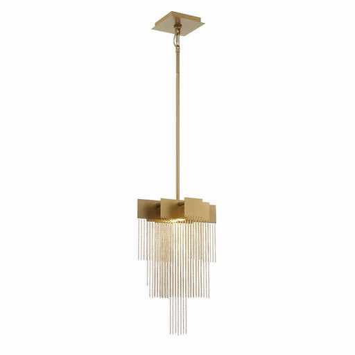 Bloomfield 2-Light 8" Mini Pendant in Matte Gold