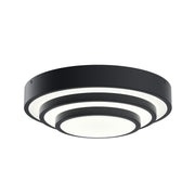 Dombard LED Flush Mount in Matte Black