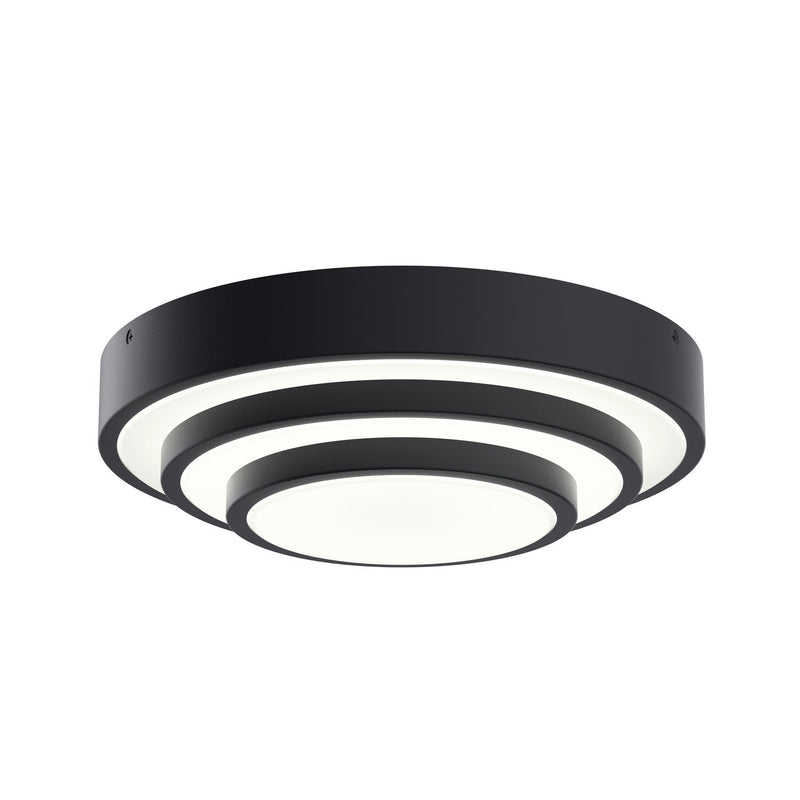 Dombard LED Flush Mount in Matte Black