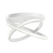 Caputo LED Semi-Flush Mount in White