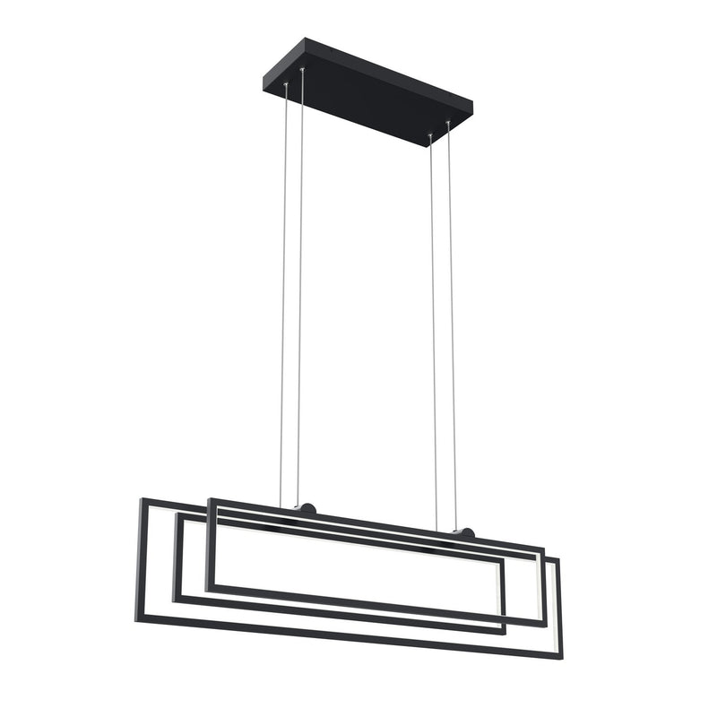 Jestin 38" Linear Pendant in Matte Black