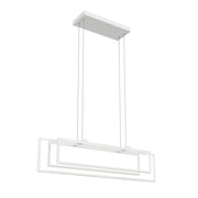 Jestin 38" Linear Pendant in White