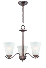 Vital 3 Light Chandelier in Oil Rubbed Bronze