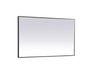MRE63660BK - Pier LED Mirror in Black by Elegant Lighting